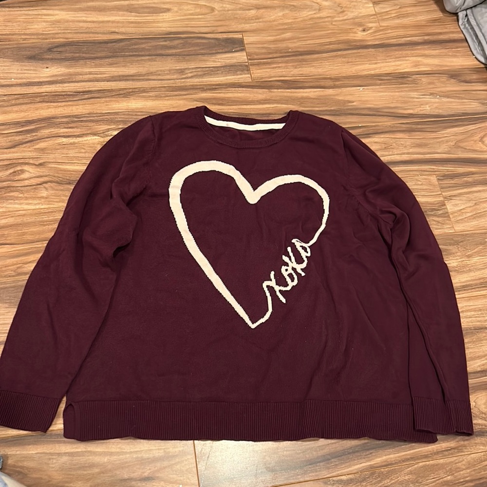 Heart sweater